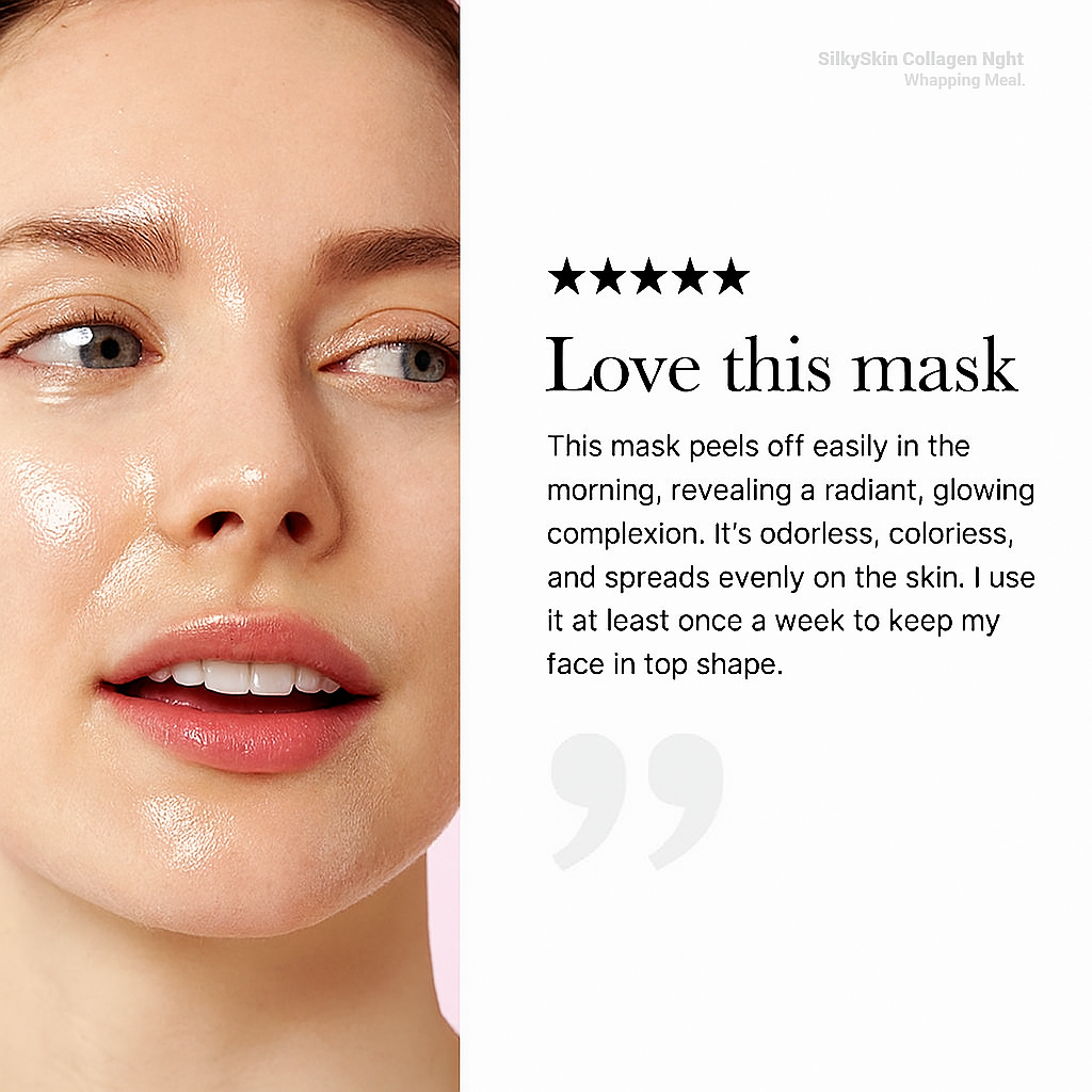 Collagen Cream + Collagen Sleep Mask (Duo) - SilkyGlow™