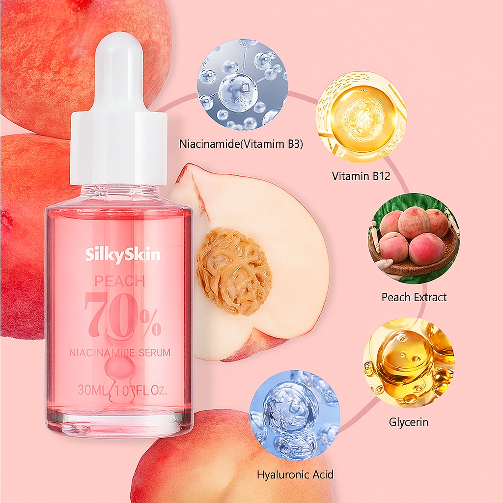 Peach Niancide Serum (Dual pack) - Silky Serum™