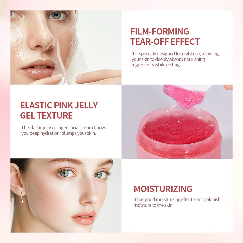 Collagen Cream + Collagen Sleep Mask (Duo) - SilkyGlow™